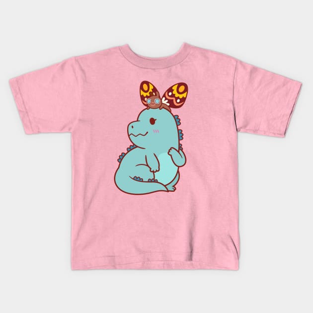 Kaiju Kawaii Kids T-Shirt by kudasai